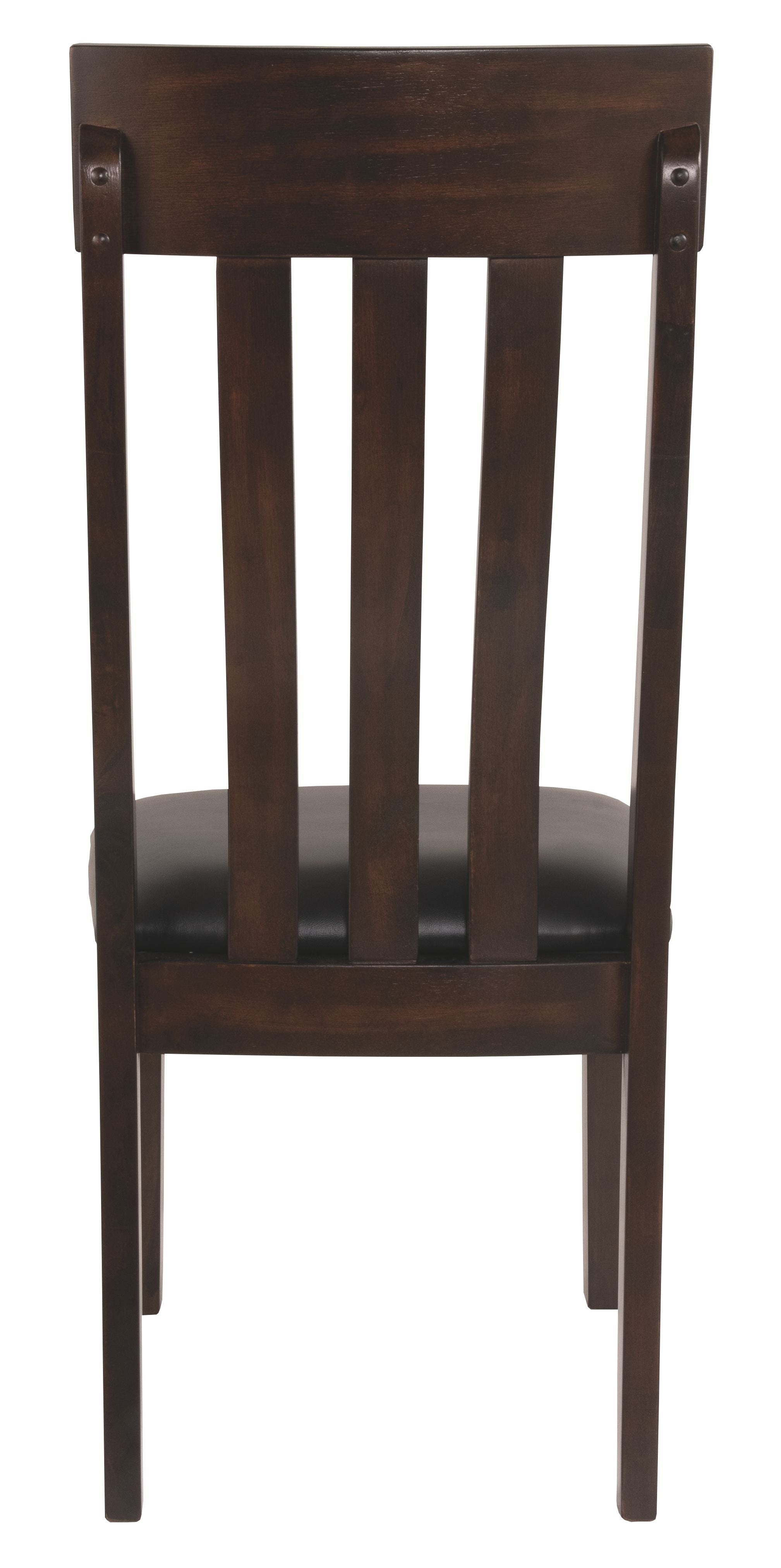 Haddigan - Dark Brown - Dining UPH Side Chair (Set of 2)