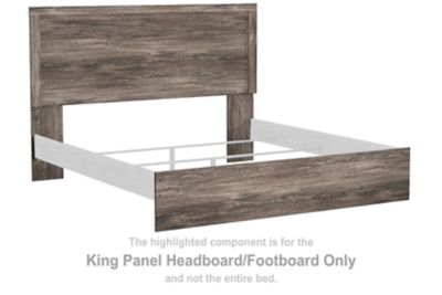 Ralinksi - Gray - King Panel Headboard/Footboard