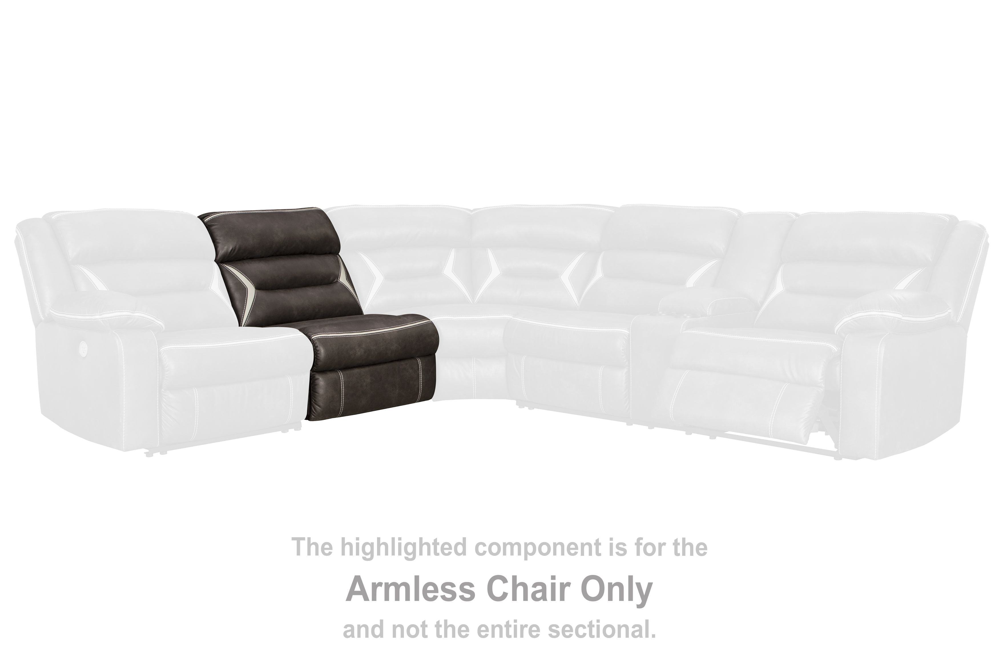 Kincord - Midnight - Armless Chair