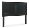 Lanolee - Black - Queen Panel Headboard