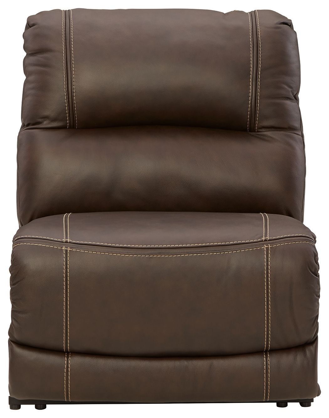 Dunleith - Chocolate - Pwr Armless Rec W/Adj Headrest