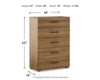 Dakmore - Brown - Five Drawer Chest