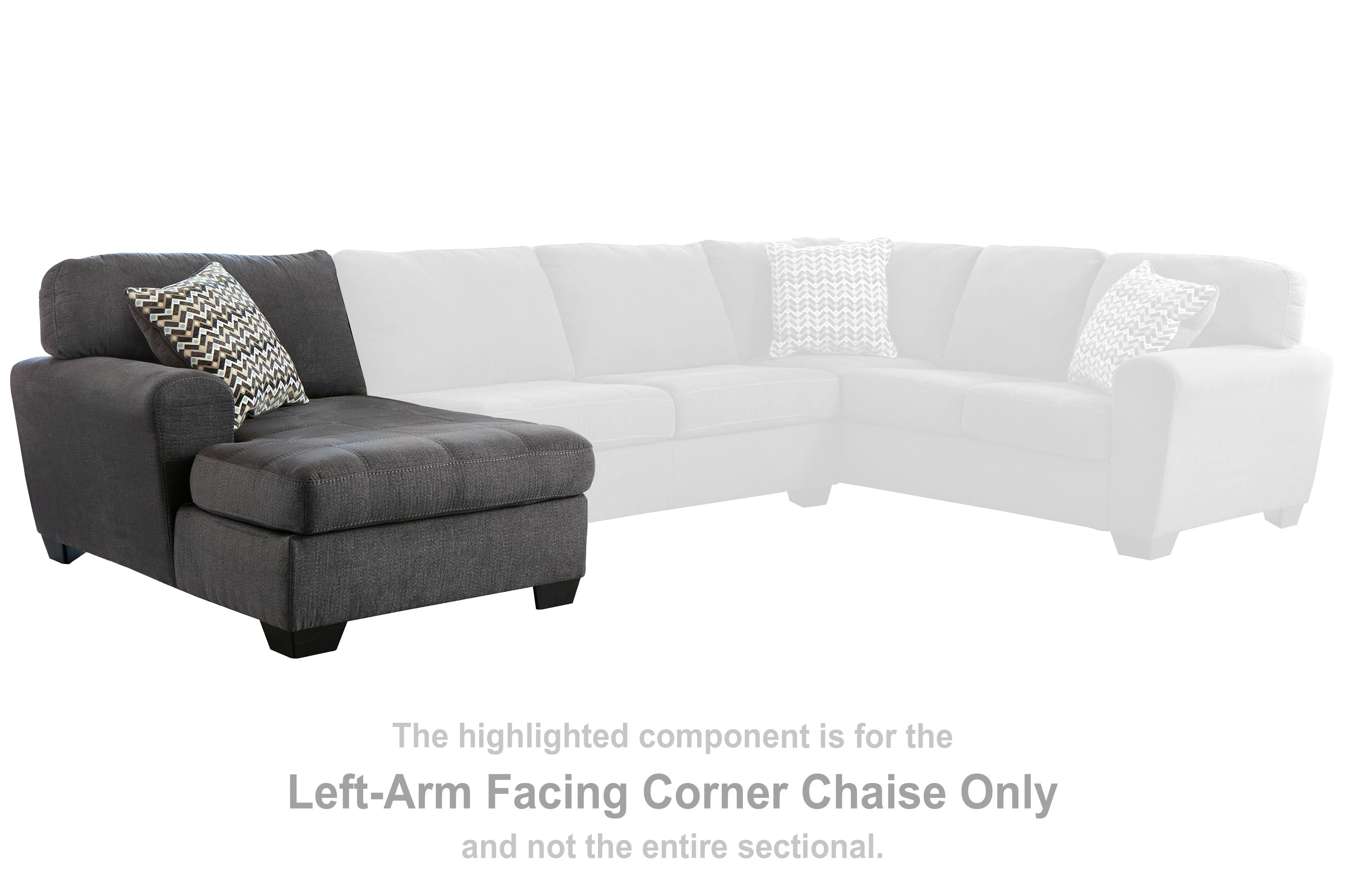 Ambee - Slate - Laf Corner Chaise