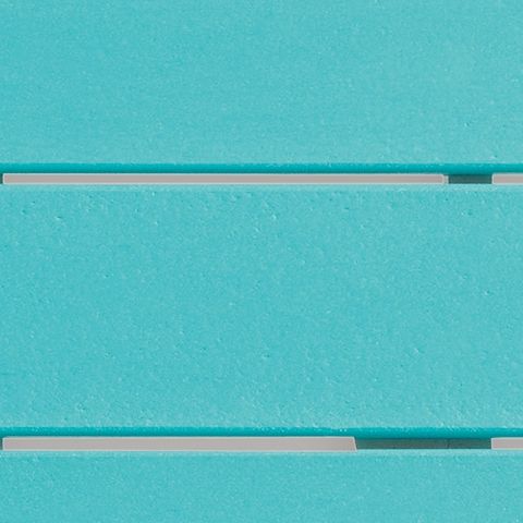 Eisely - Turquoise / White - Square Counter Tbl W/Umb Opt