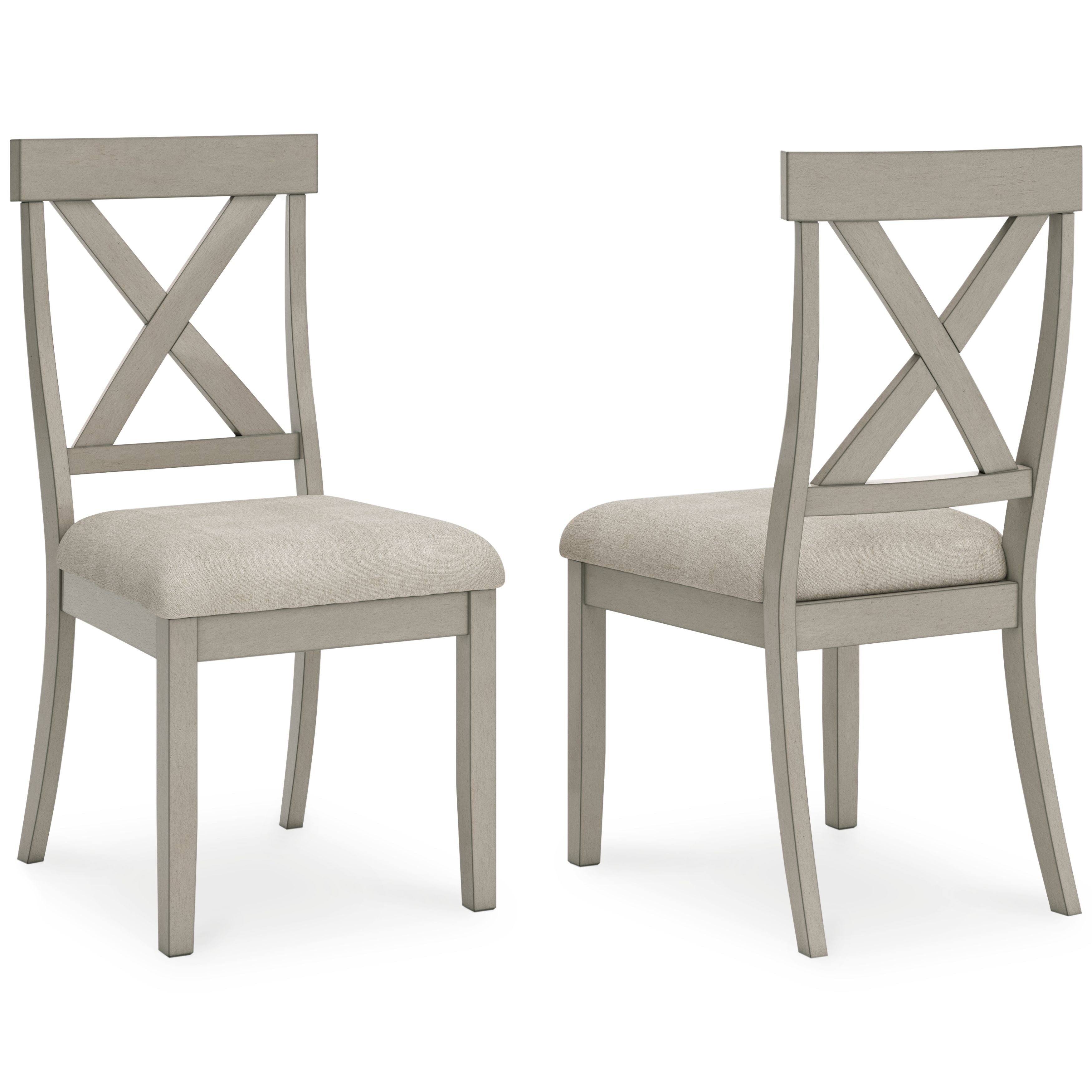 Parellen - Gray - Dining Uph Side Chair (Set of 2)