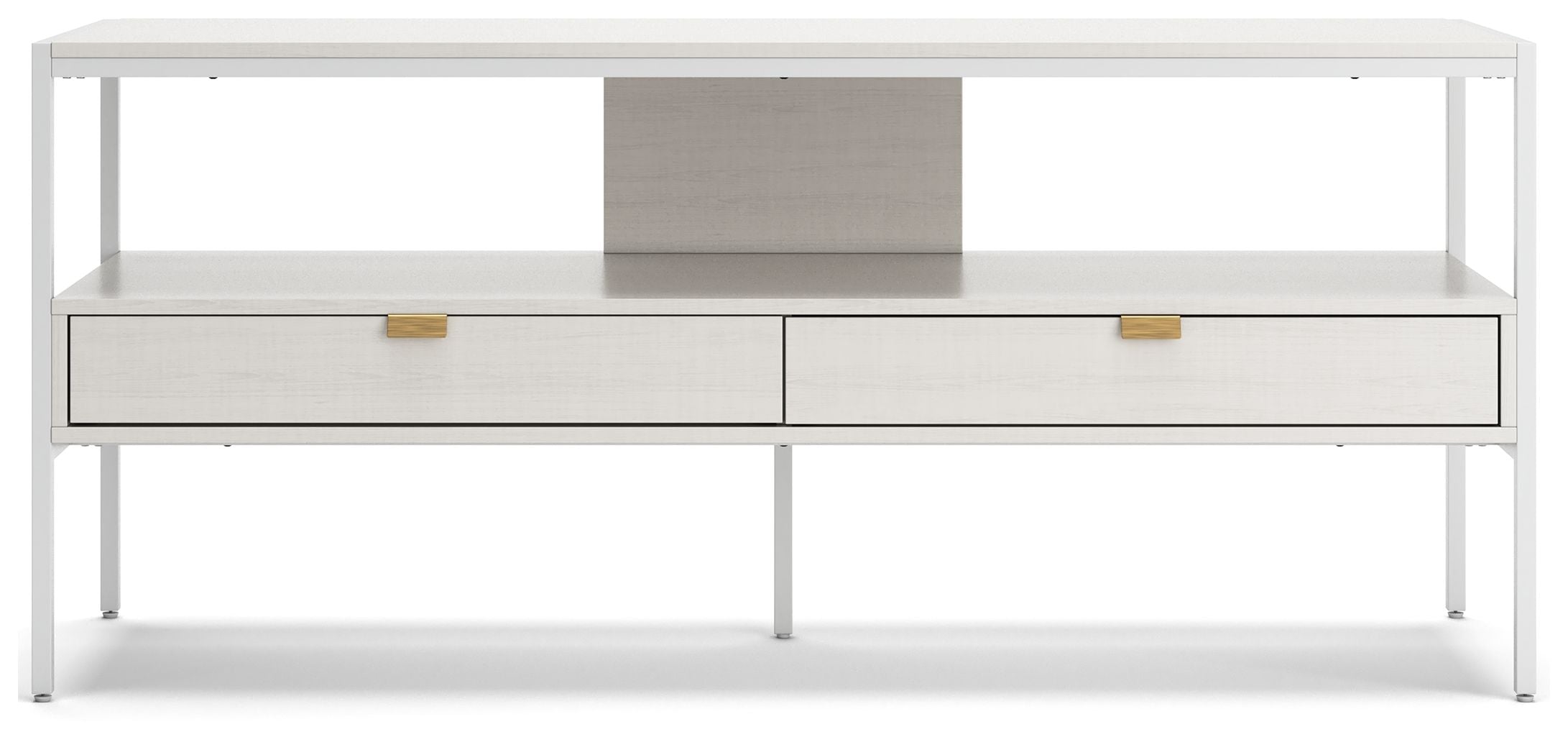 Deznee - White - Large TV Stand