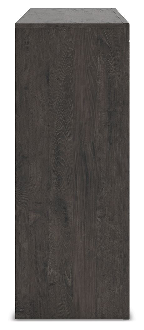 Fraluna - Charcoal - Six Drawer Dresser