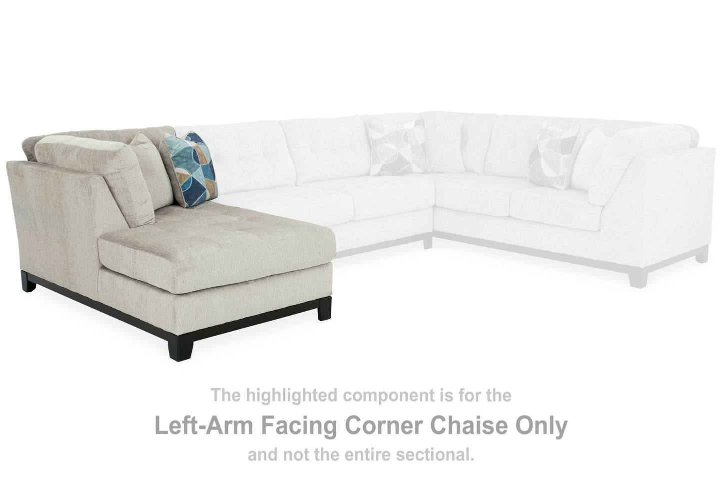 Maxon Place - Stone - Laf Corner Chaise