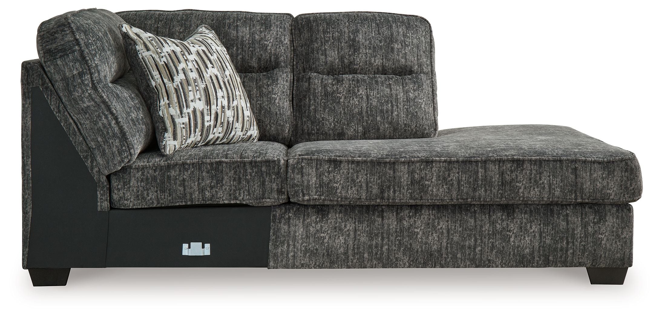 Lonoke - Gunmetal - Raf Corner Chaise