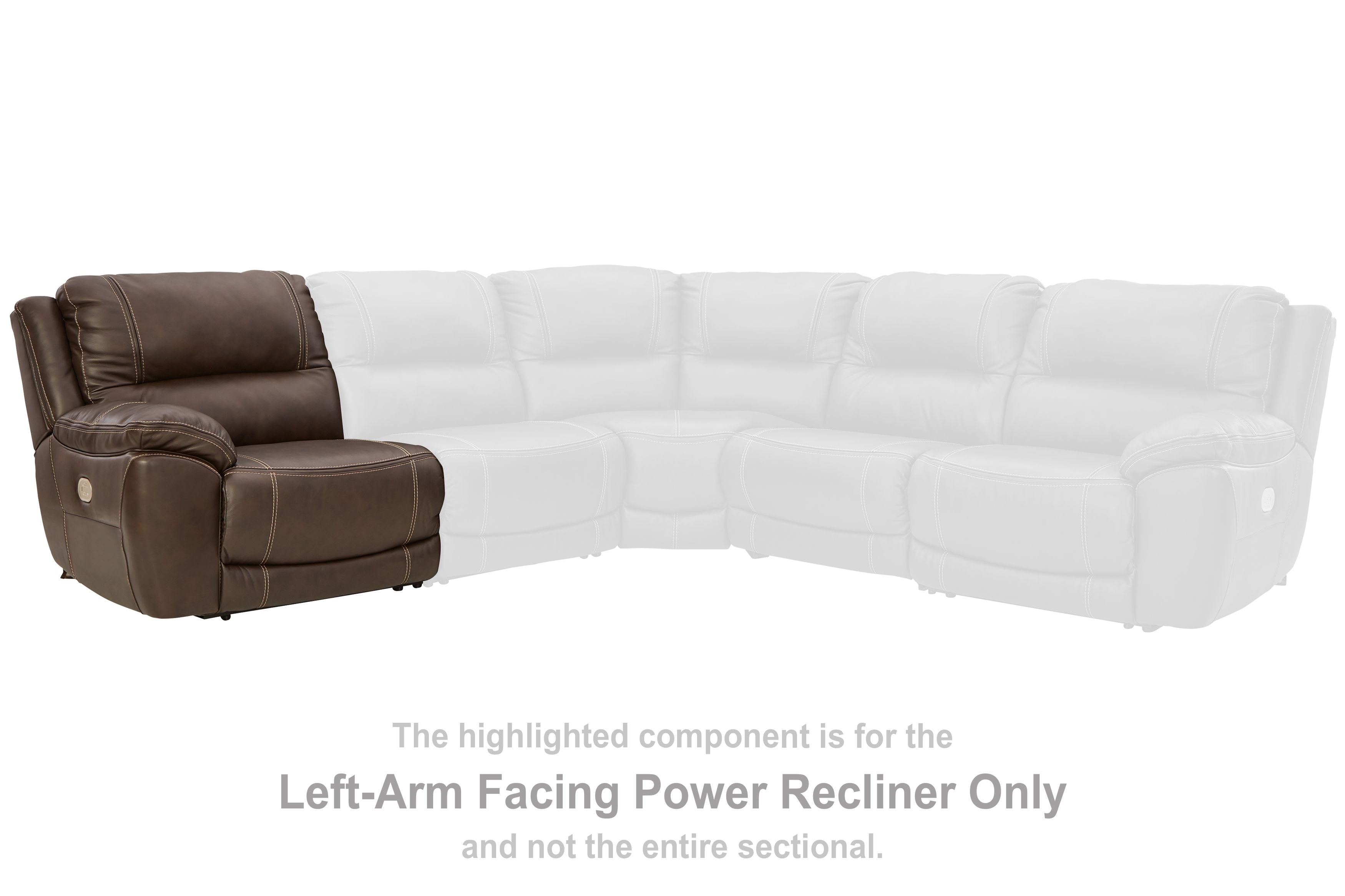 Dunleith - Chocolate - Laf Zero Wall Power Recliner