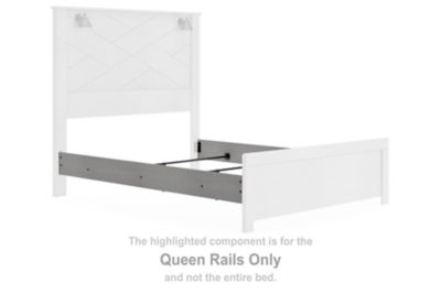 Cottonburg - Light Gray - Queen Rails