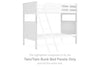 Nextonfort - White - Twin/Twin Bunk Bed Panels