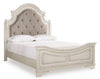 Realyn - Chipped White - Queen Panel Footboard