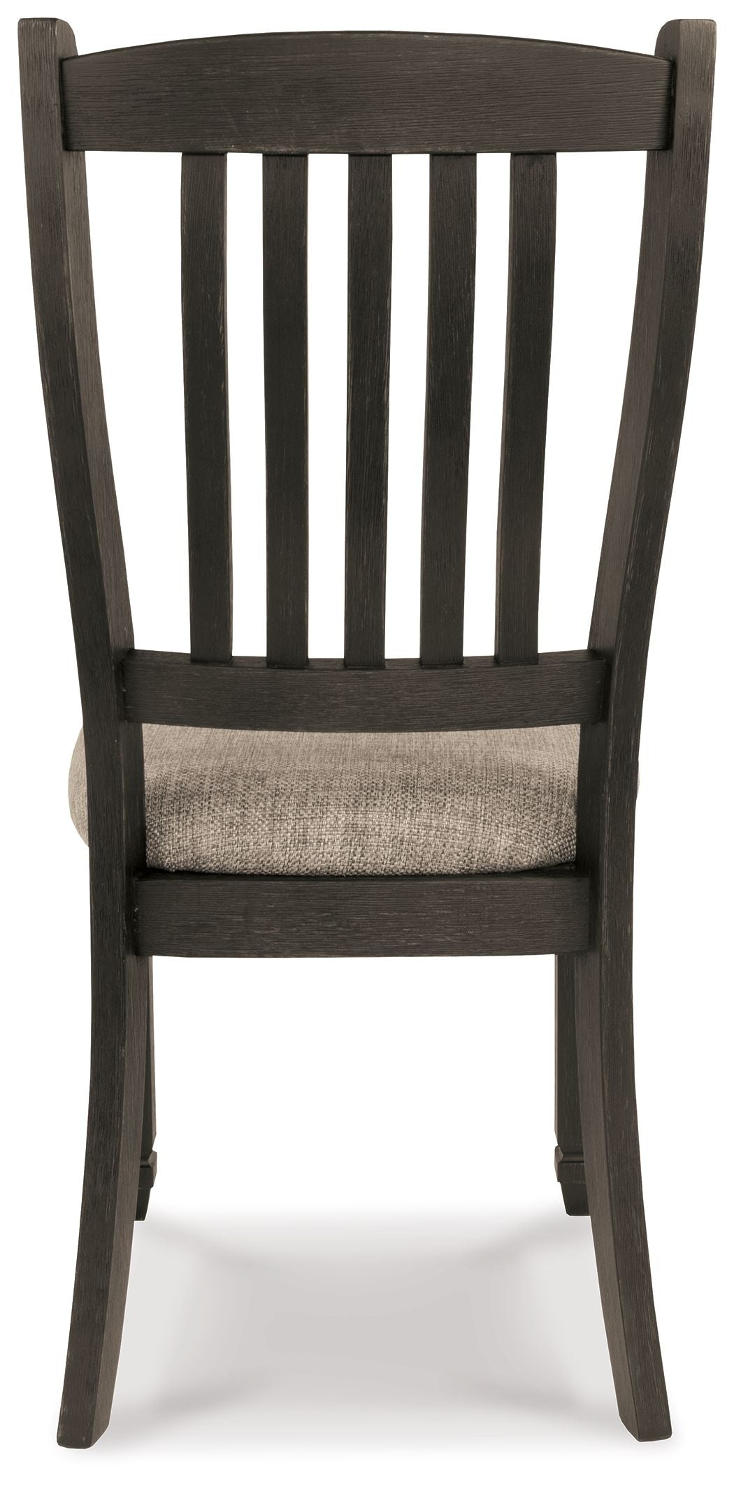 Tyler - Black / Grayish Brown - Dining UPH Side Chair (Set of 2) - Slatback