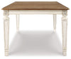 Realyn - Chipped White - Rectangular Dining Room Extension Table