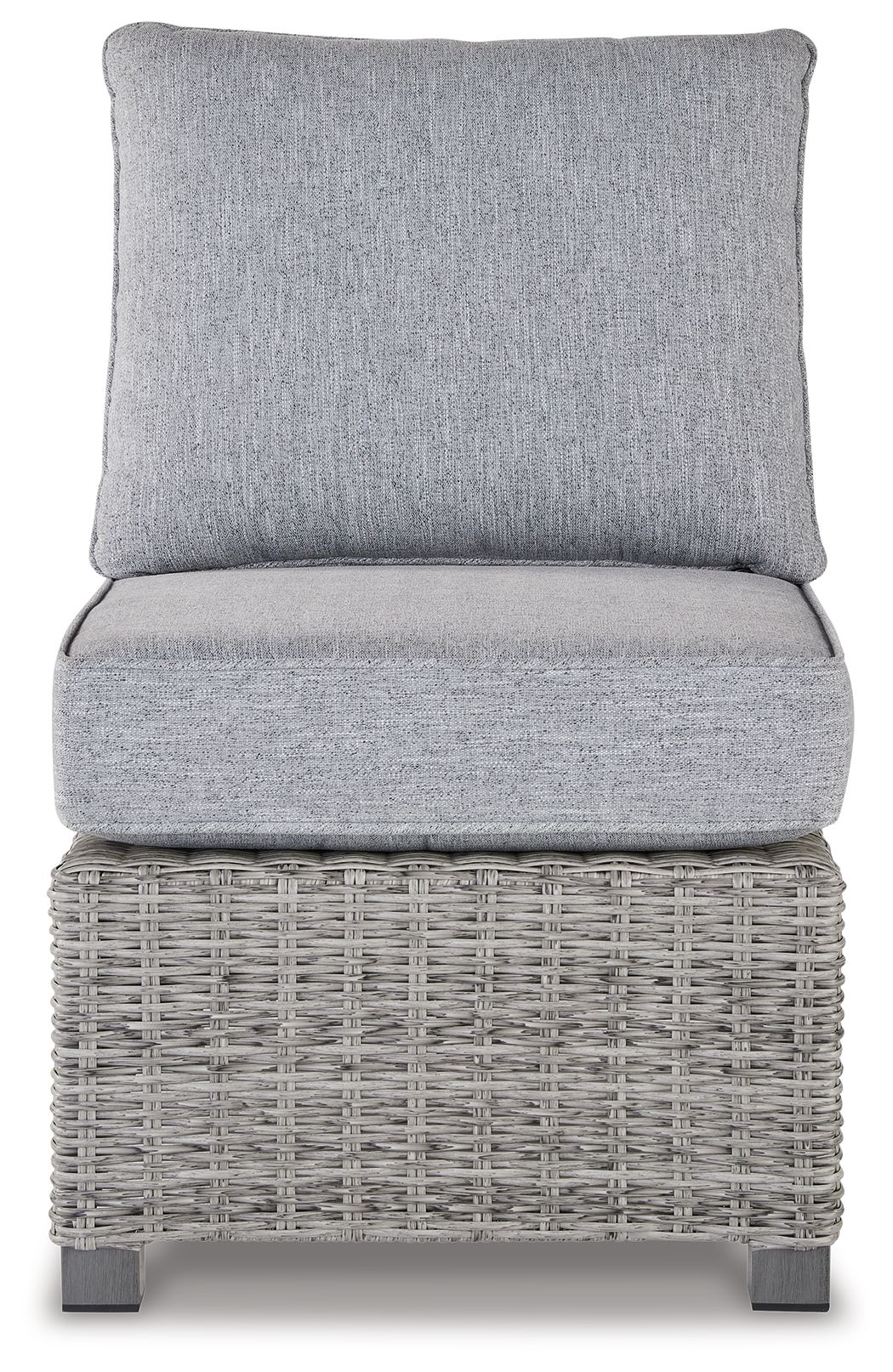 Naples Beach - Light Gray - Armless Chair w/Cushion