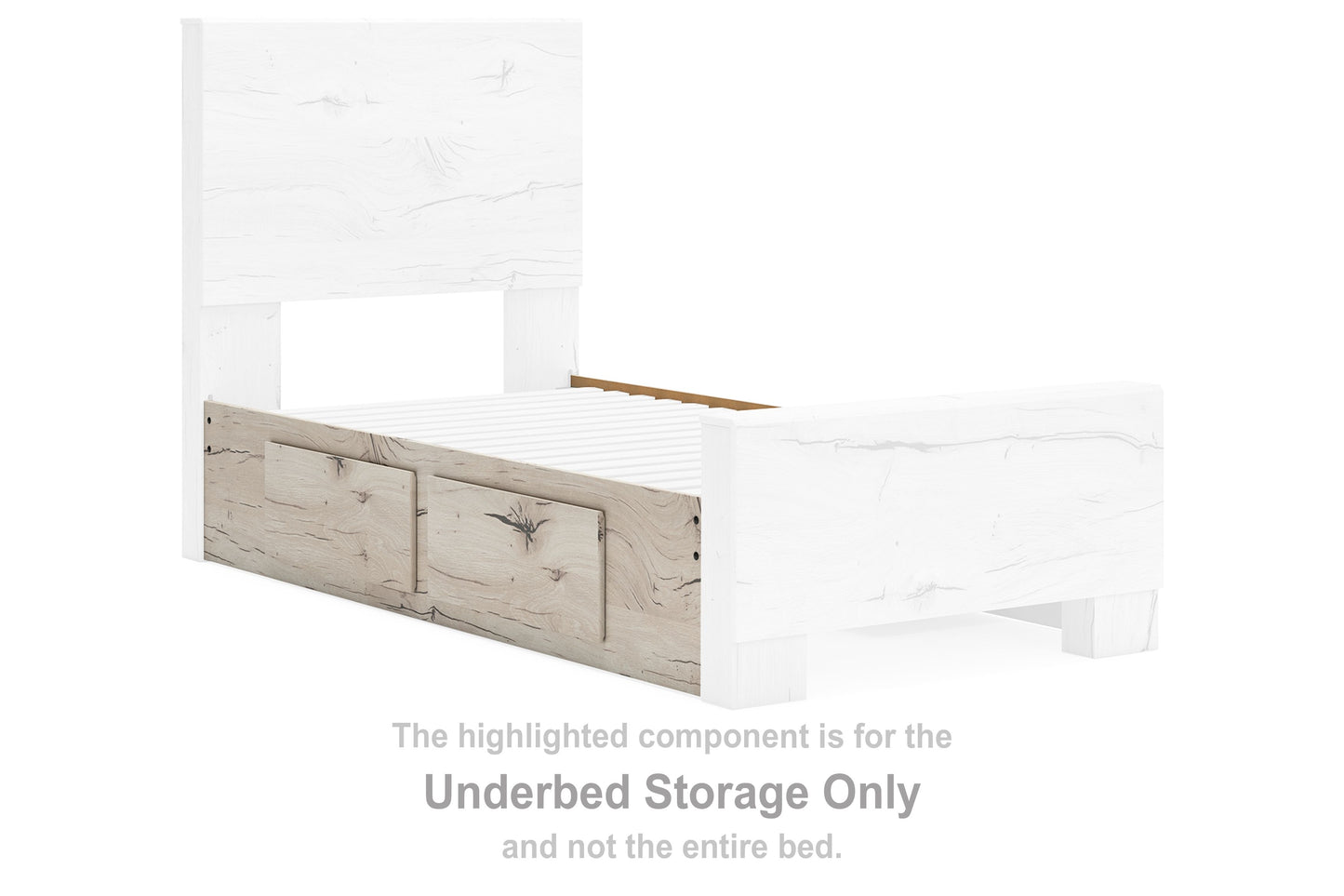 Lawroy - Light Natural - Underbed Storage