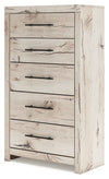 Lawroy - Light Natural - Five Drawer Chest
