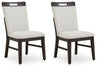 Neymorton - Dark Grayish Brown - 7 Pc. - Rectangular Extension Table, 6 Side Chairs