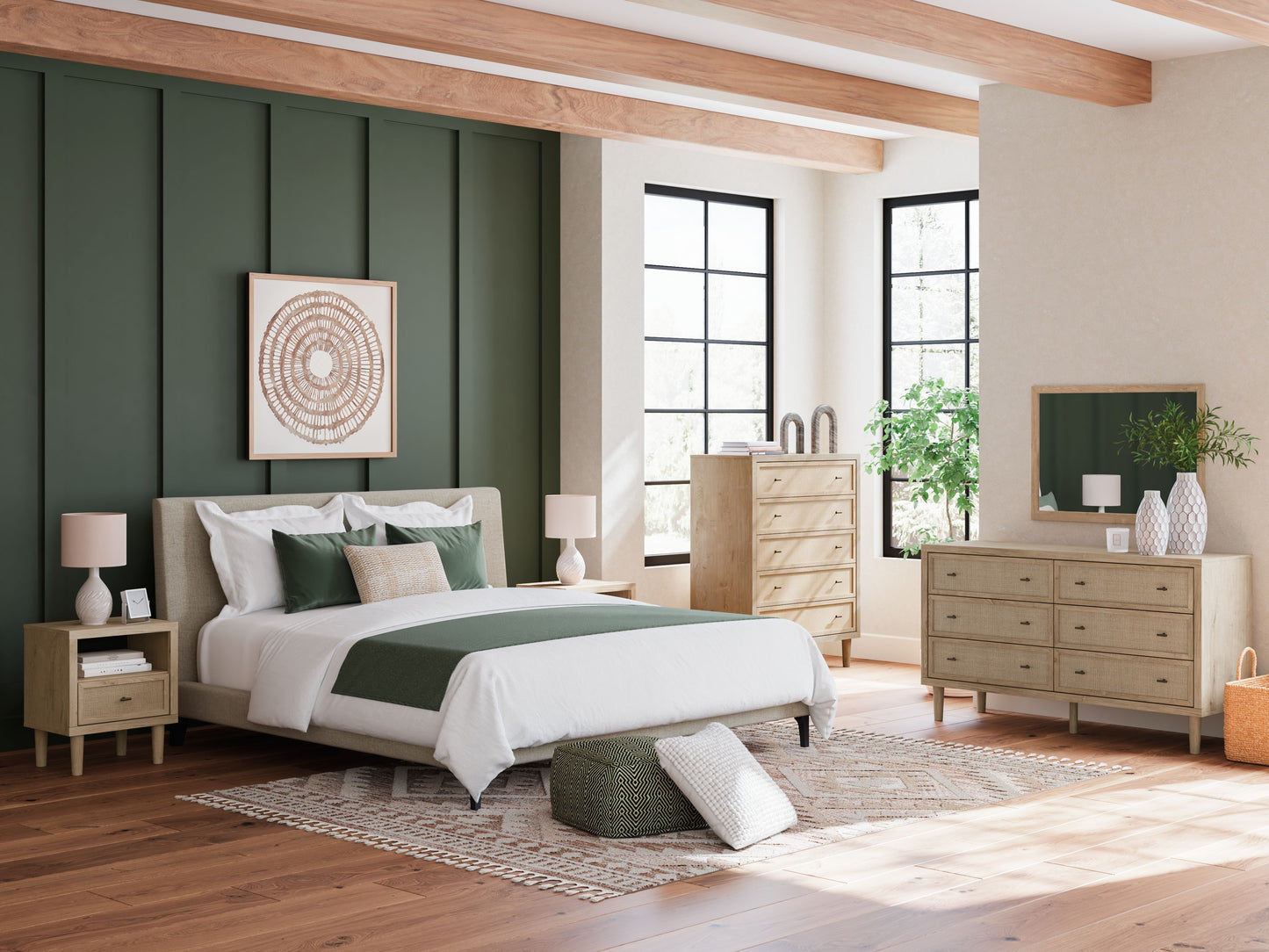 Cielden - Two-tone - Six Drawer Dresser