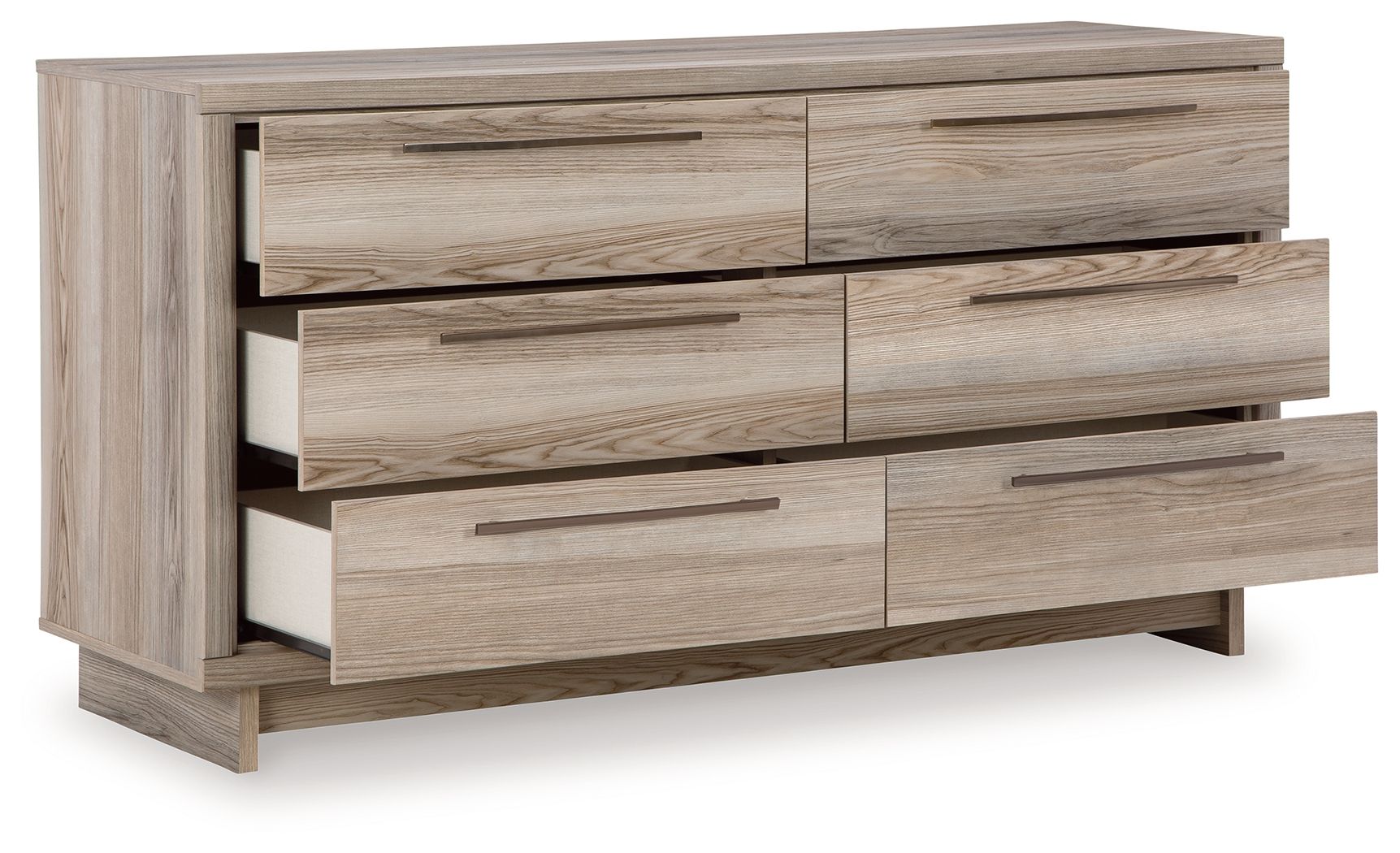 Hasbrick - Tan - Six Drawer Dresser