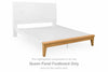 Sherbana - Light Brown - Queen Panel Footboard