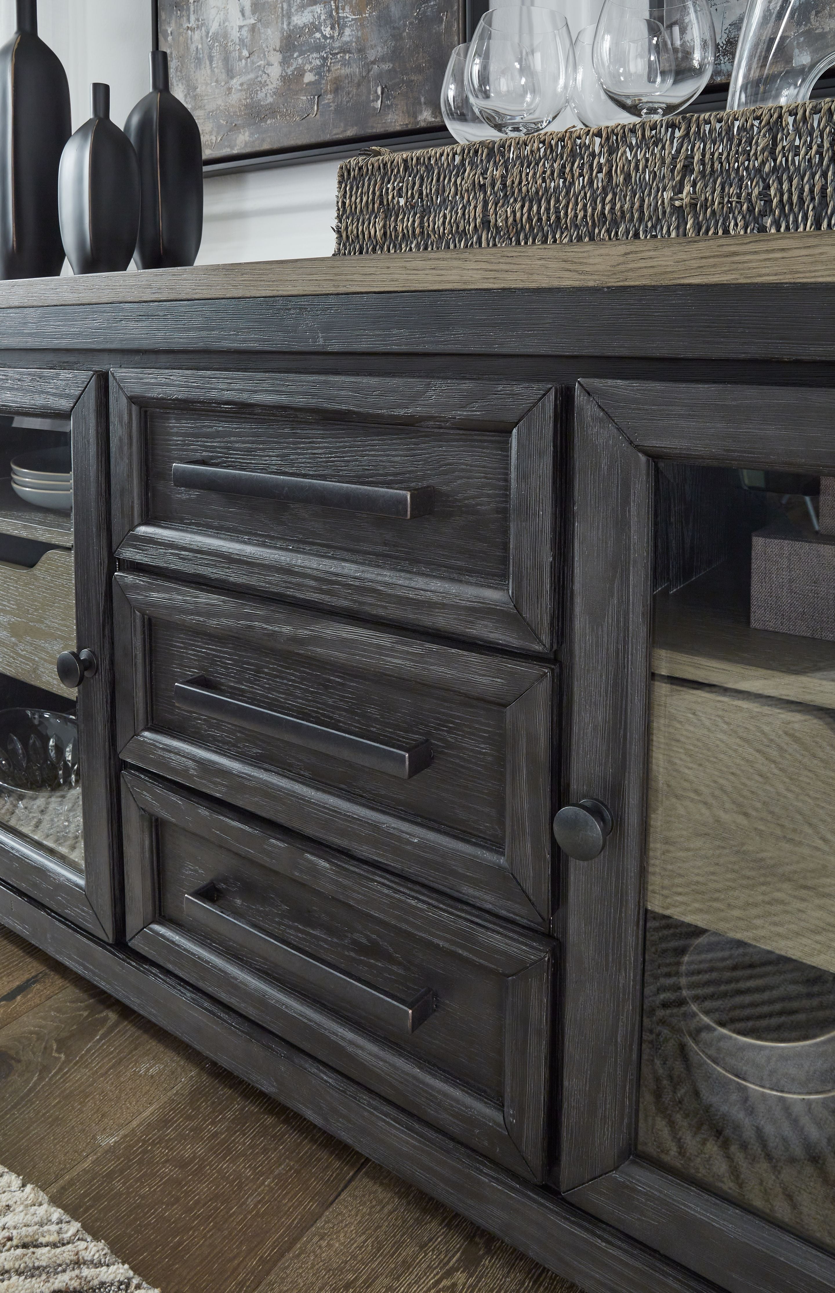 Foyland - Black / Brown - Dining Room Server