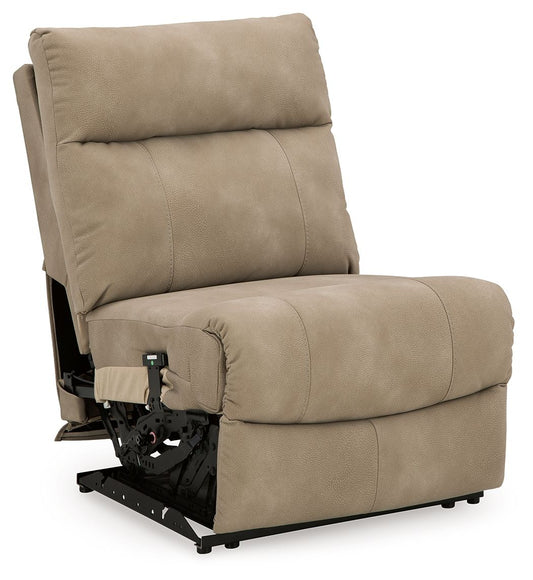 Next-gen Durapella - Sand - Power Armless Recliner With Adj Headrest