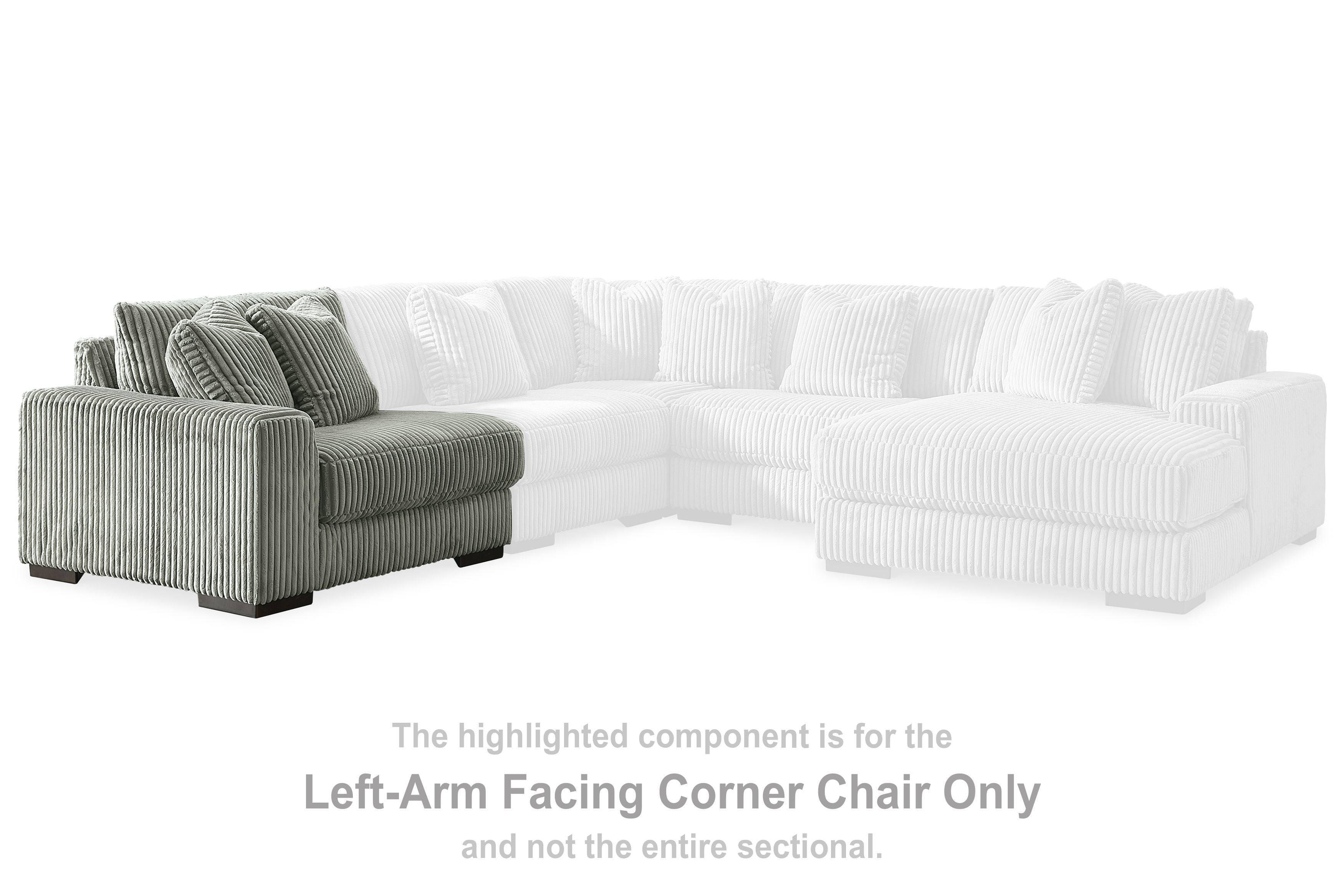 Lindyn - Fog - Laf Corner Chair