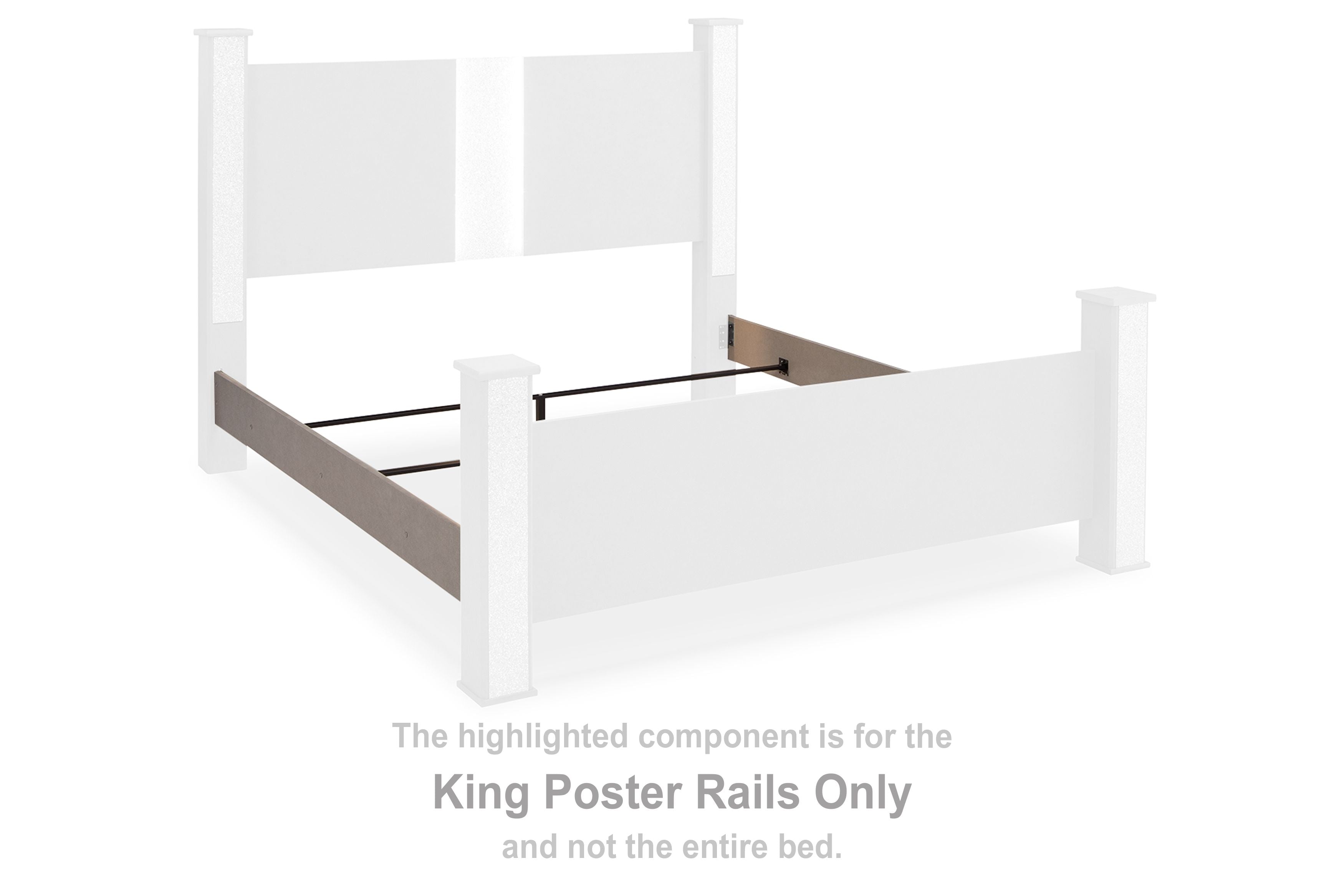 Surancha - Gray - King Poster Rails