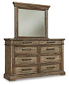 Markenburg - Brown - Dresser, Mirror
