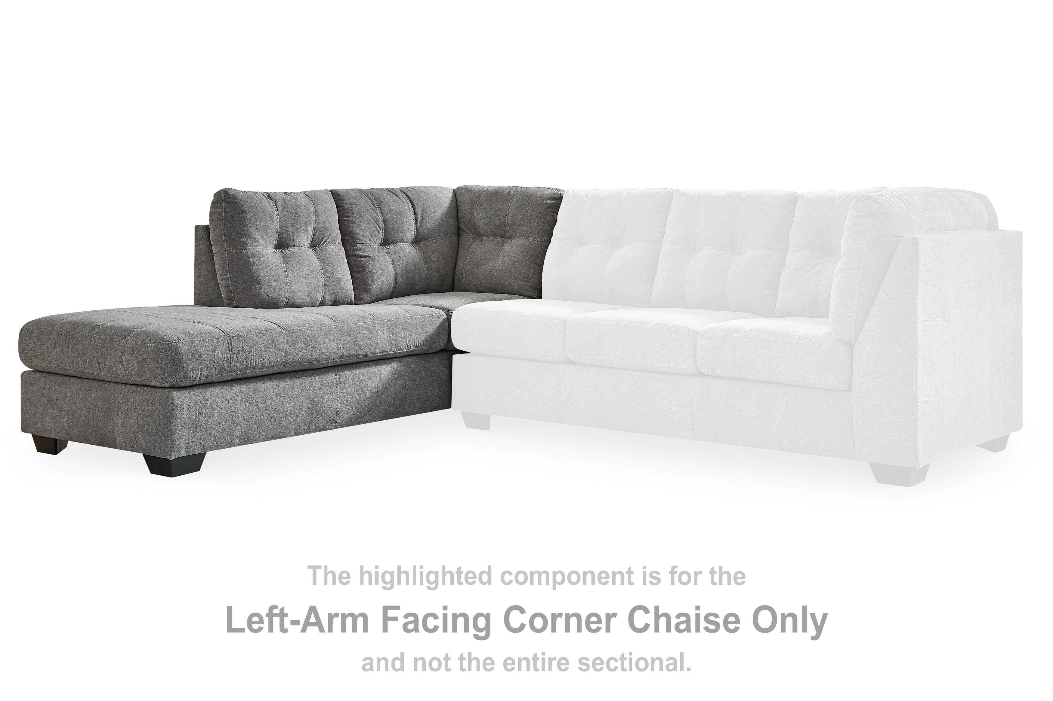 Marleton - Gray - Laf Corner Chaise