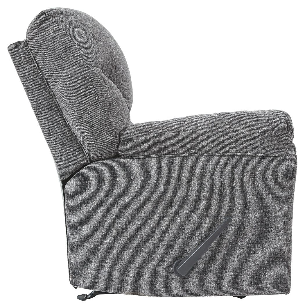 Allmaxx - Pewter - Rocker Recliner