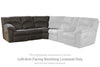 Tambo - Pewter - LAF Reclining Loveseat