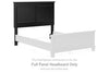 Lanolee - Black - Full Panel Headboard