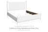 Lyncott - Brown - California King Upholstered Rails