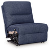 Acklen Place - Navy - Power Armless Recliner With Adj Headrest