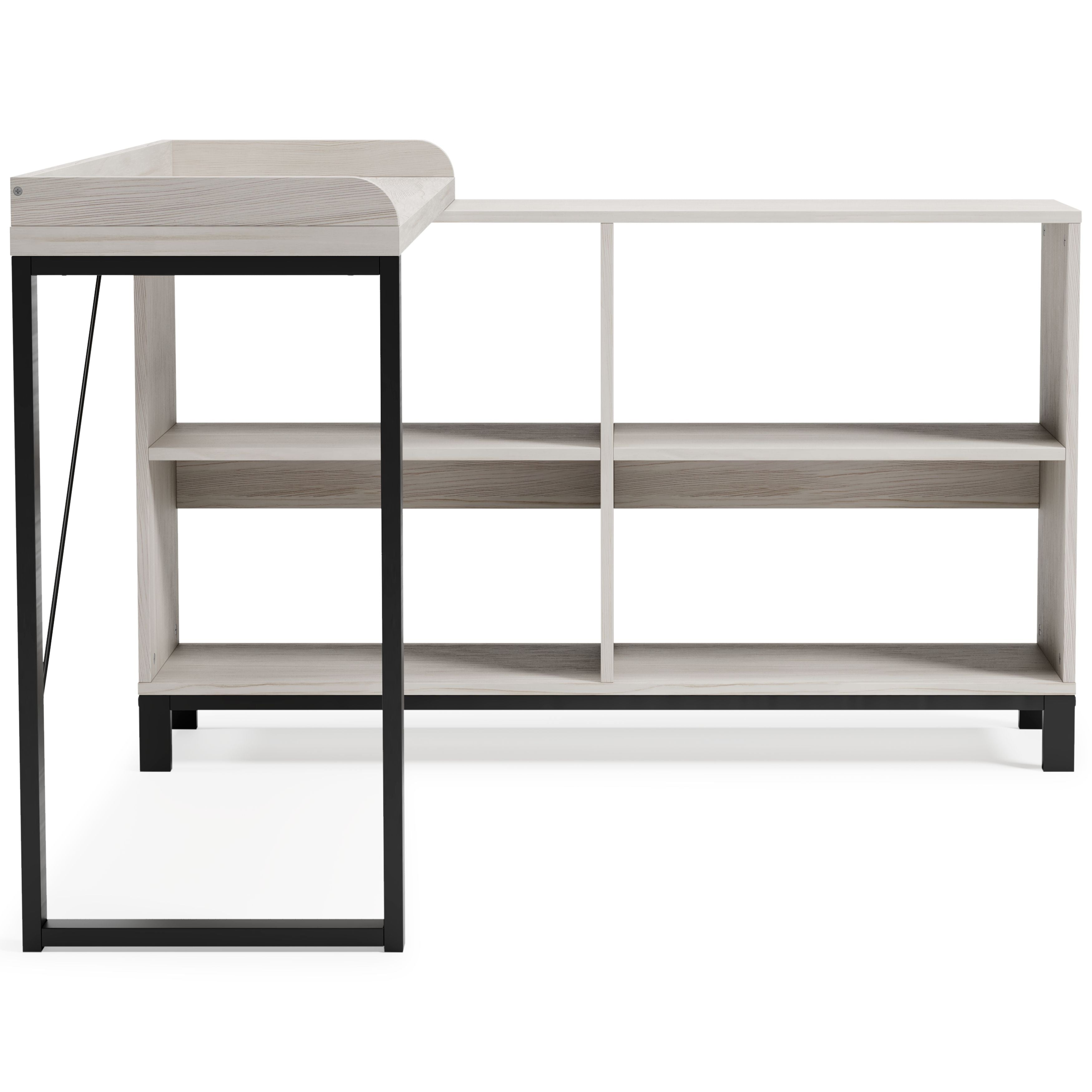 Bayflynn - White / Black - L-Desk