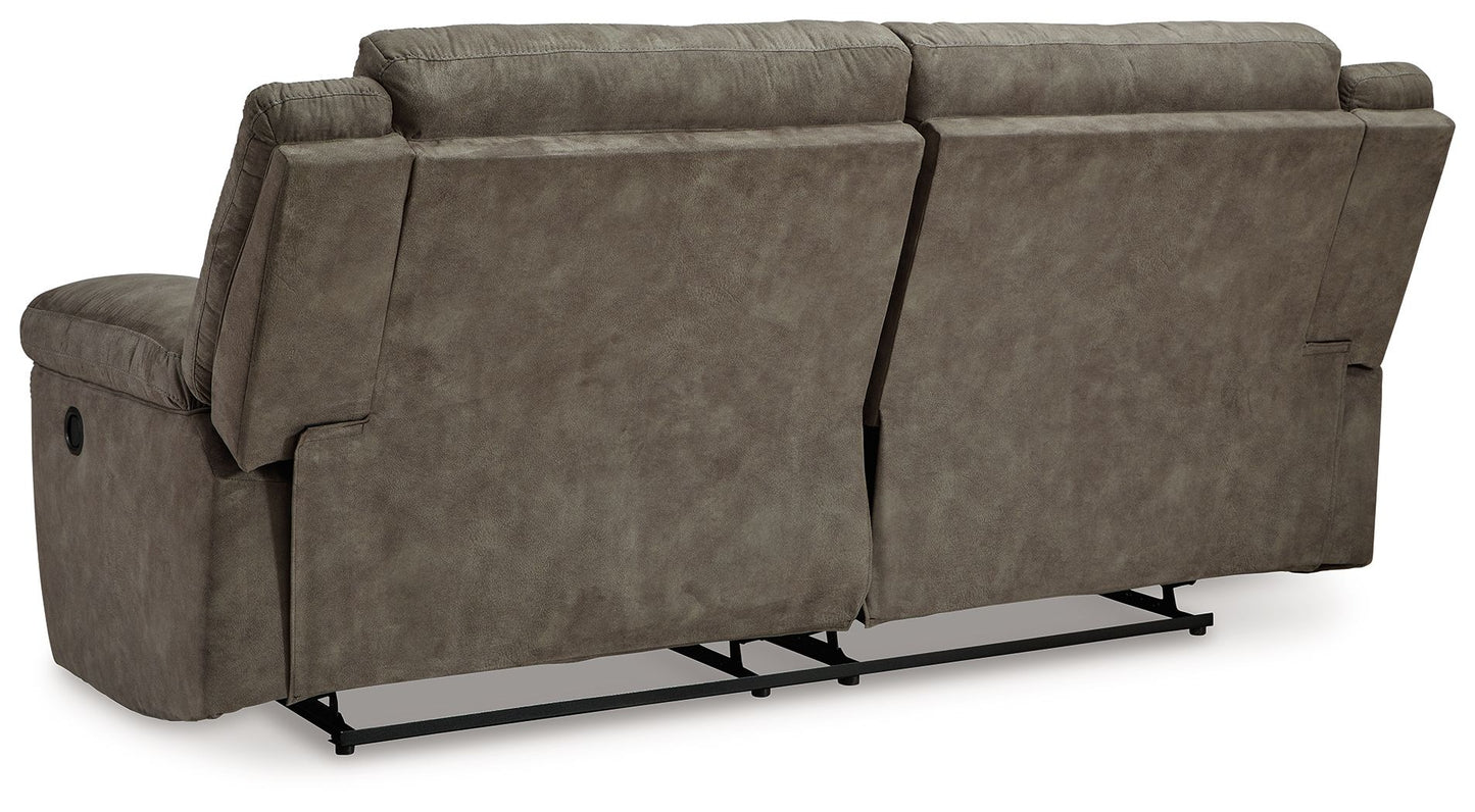 Laresview - Fossil - 2 Seat Reclining Sofa