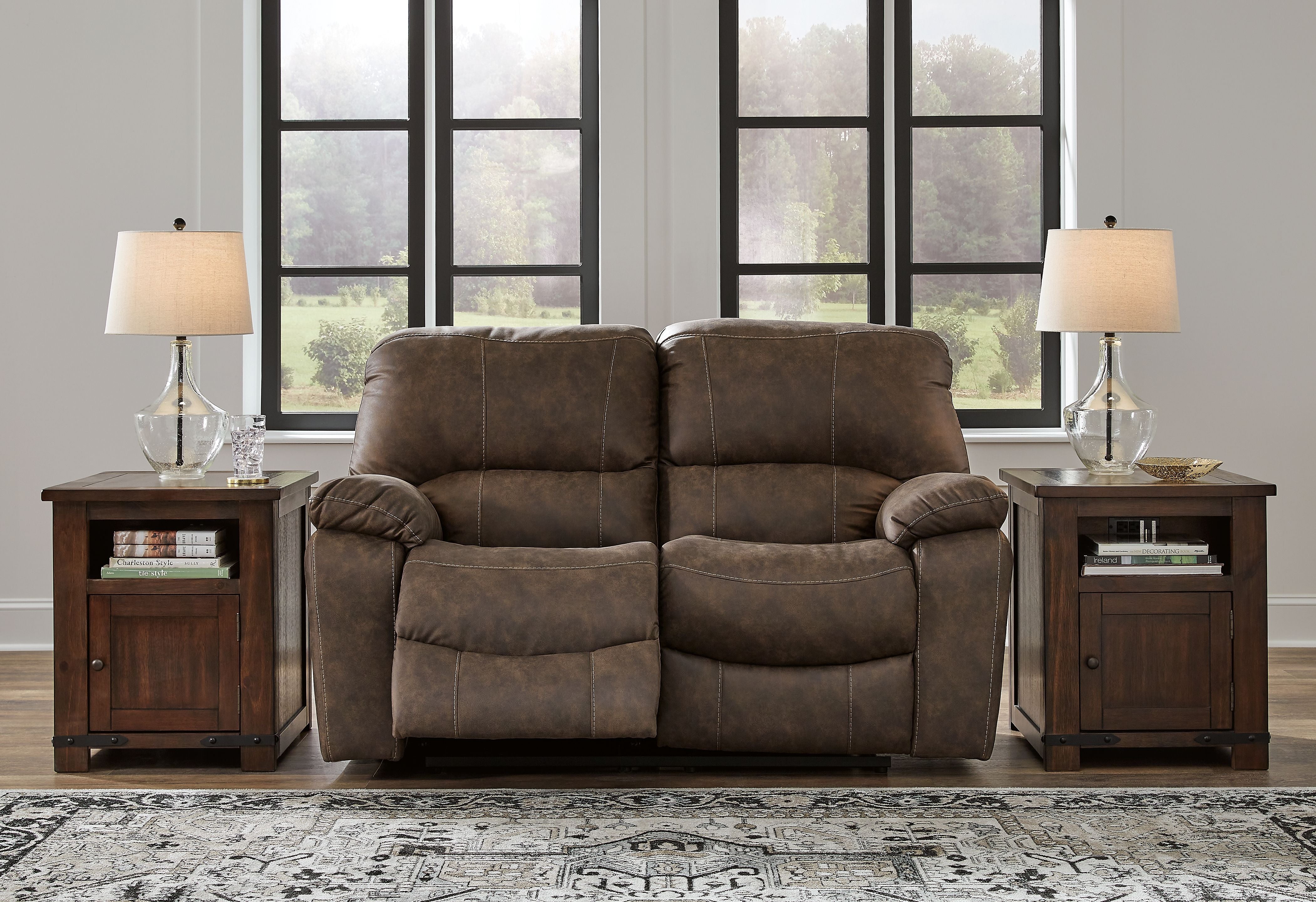 Kilmartin - Chocolate - Reclining Loveseat