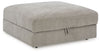 Aslan Court - Pebble - Ottoman With Storage