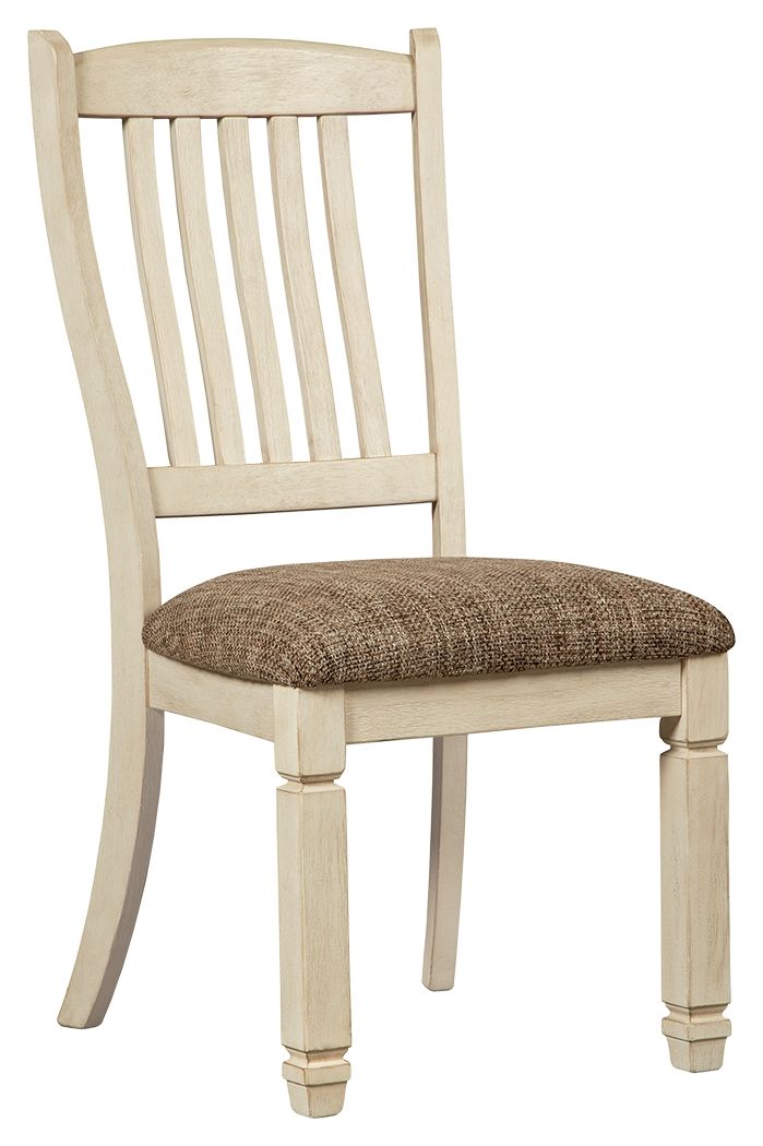 Bolanburg - Brown / Beige - Dining UPH Side Chair (Set of 2) - Rake Back