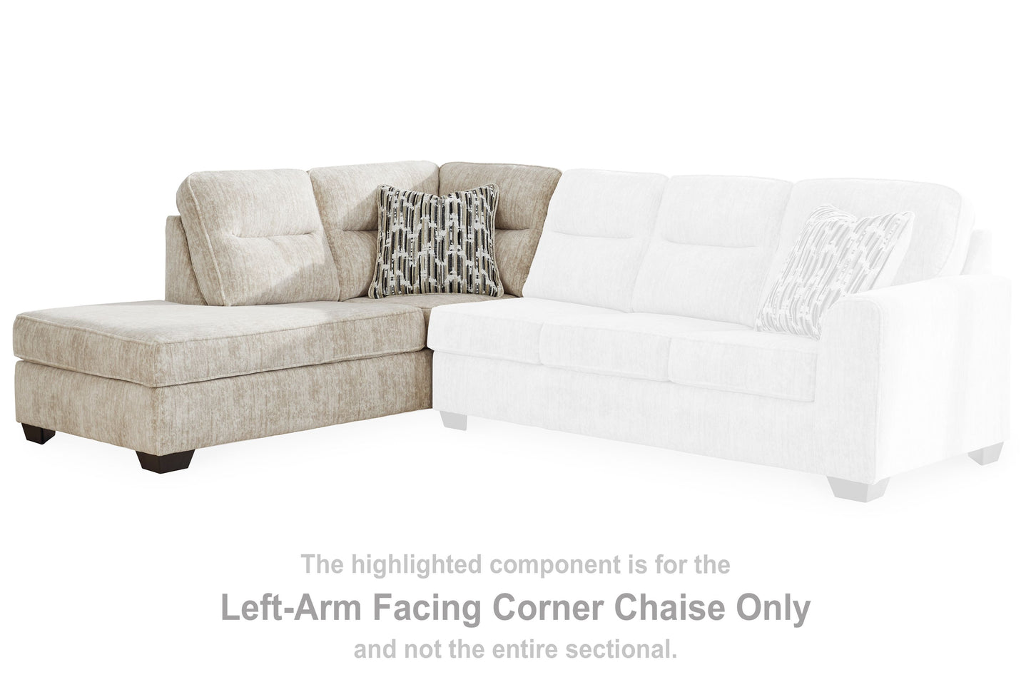 Lonoke - Parchment - Laf Corner Chaise