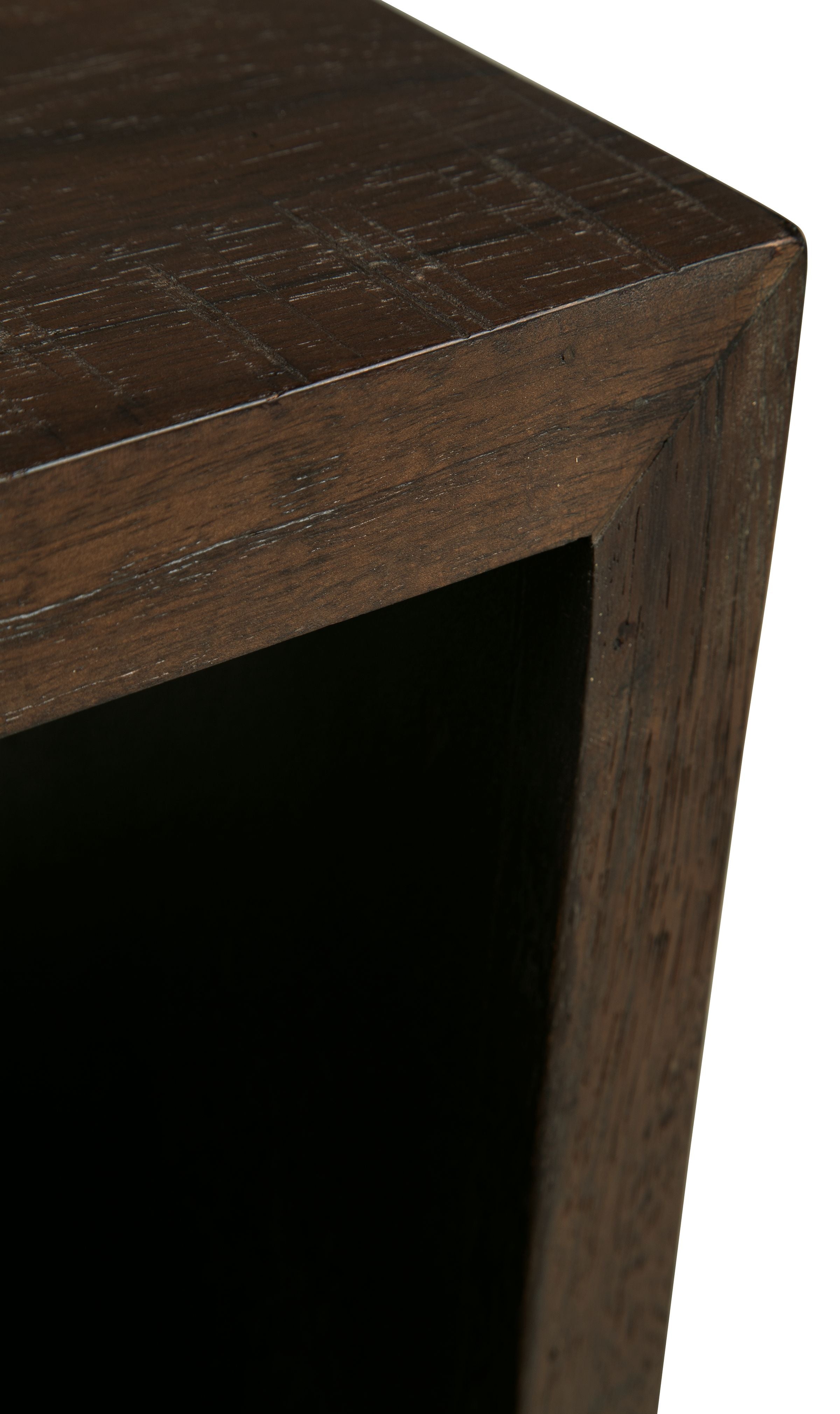 Hensington - Brown / Black - Square End Table