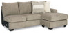 Creswell - Stone - RAF Sofa Chaise