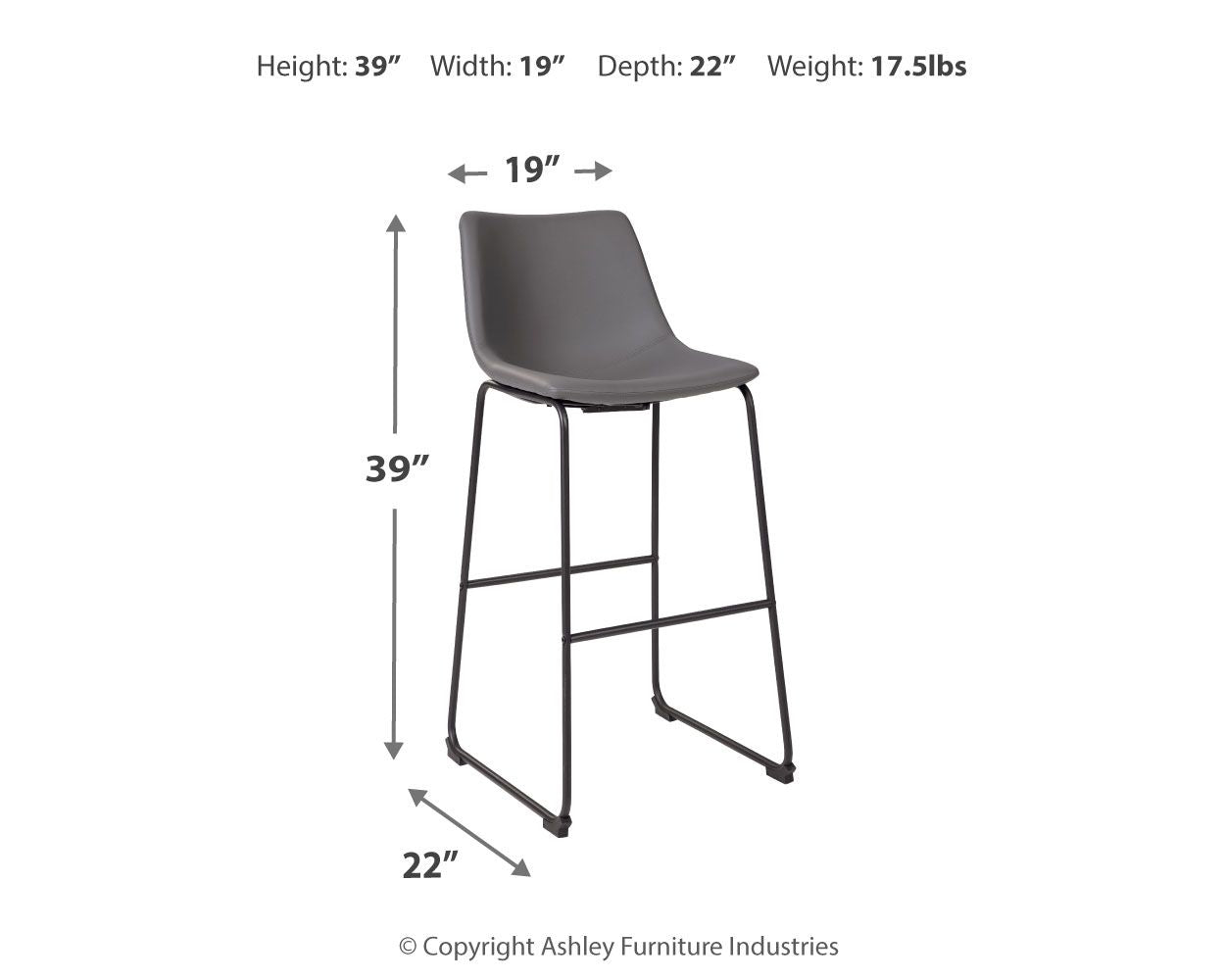 Centiar - Upholstered Barstool (Set of 2)