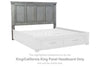 Russelyn - Gray - King/Cal King Panel Headboard