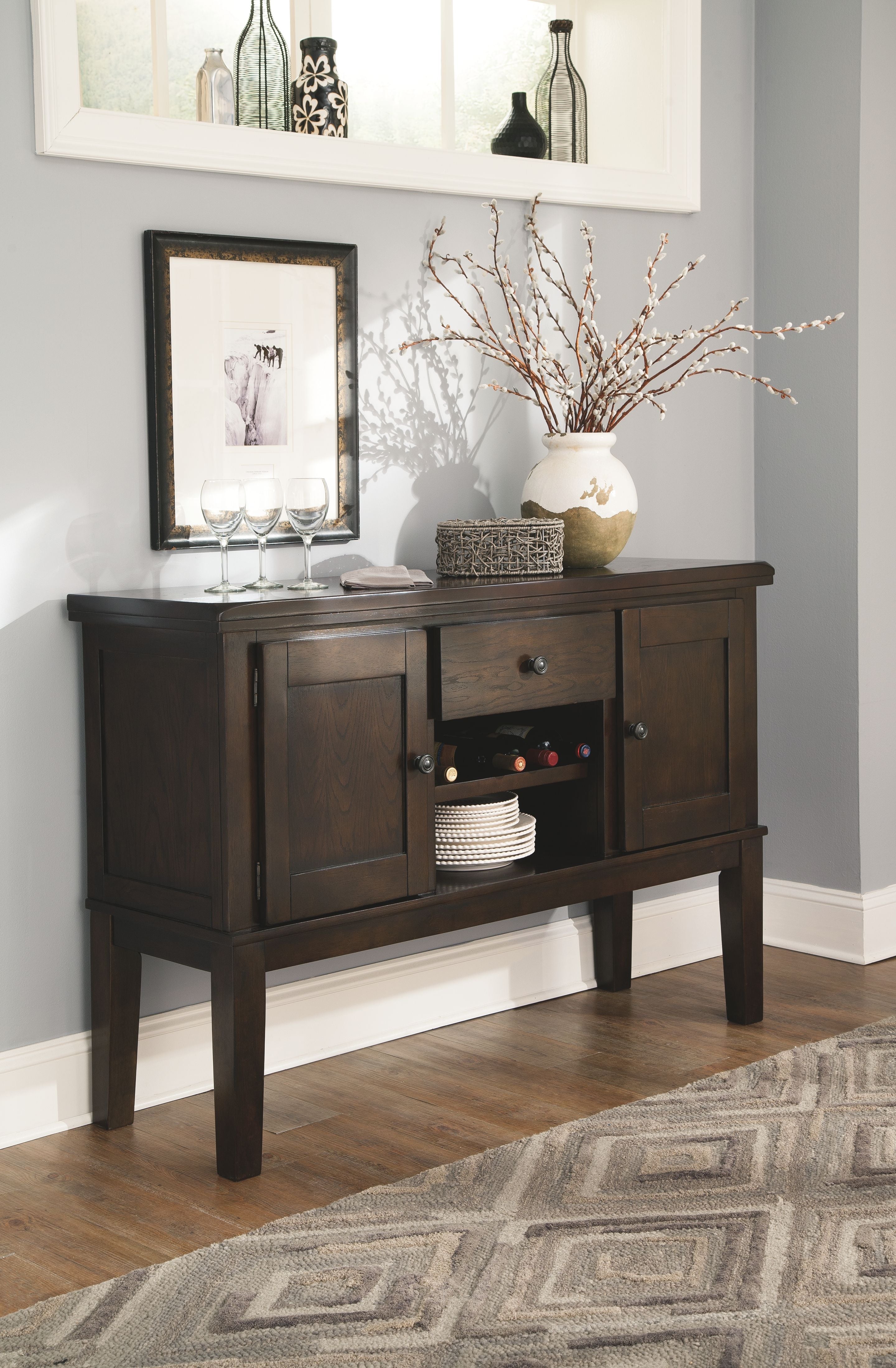 Haddigan - Dark Brown - Dining Room Server