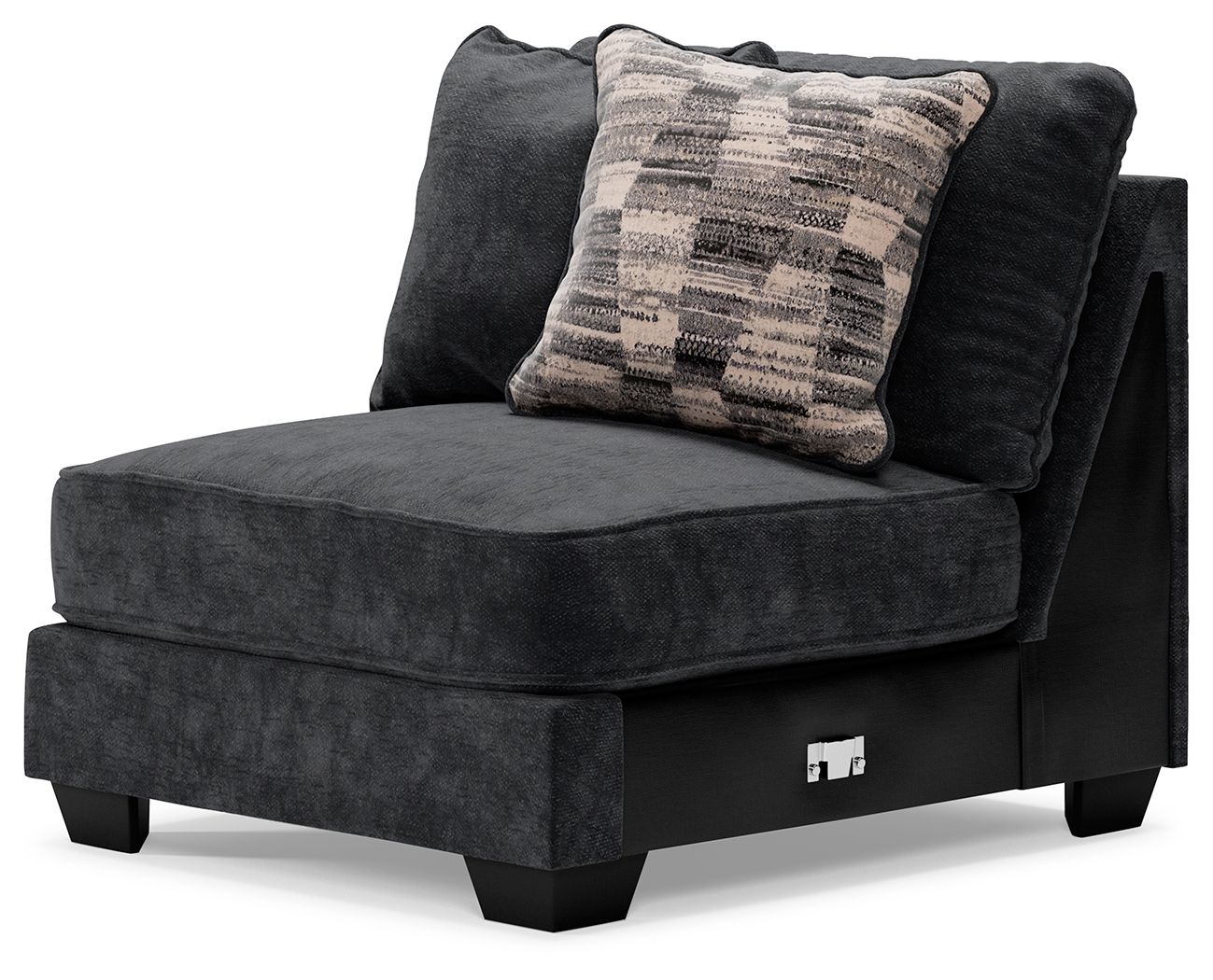 Lavernett - Charcoal - Armless Chair