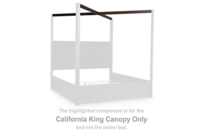 Dilenno - Dark Brown - California King Canopy